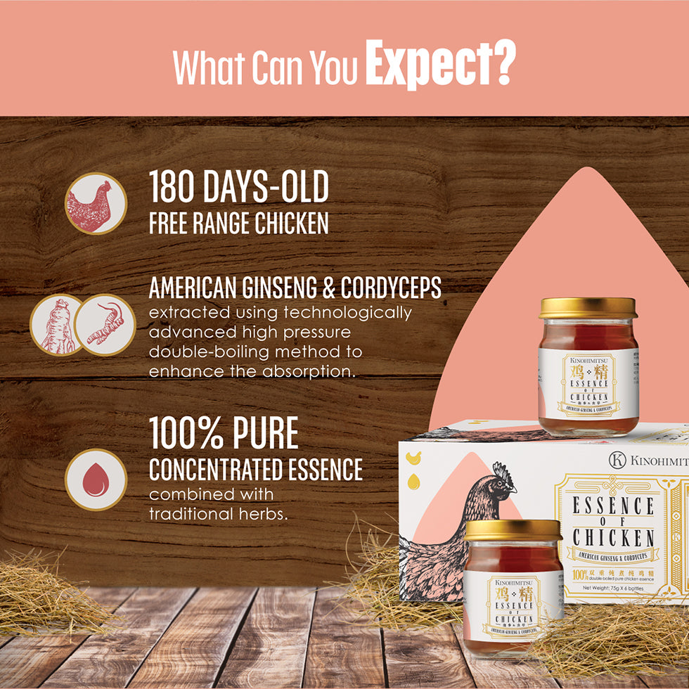 Kinohimitsu Essence Of Chicken With American Ginseng & Cordyceps 2&