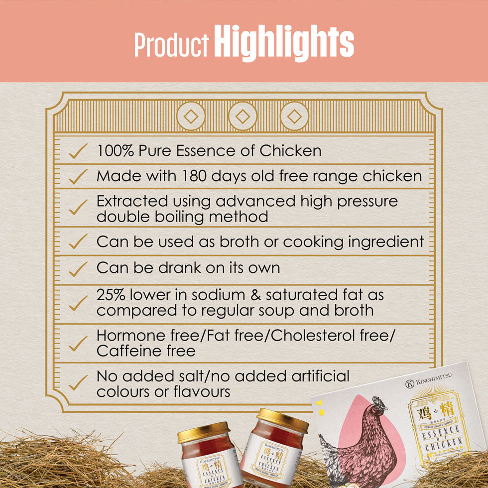 Kinohimitsu Essence Of Chicken With American Ginseng & Cordyceps 2&