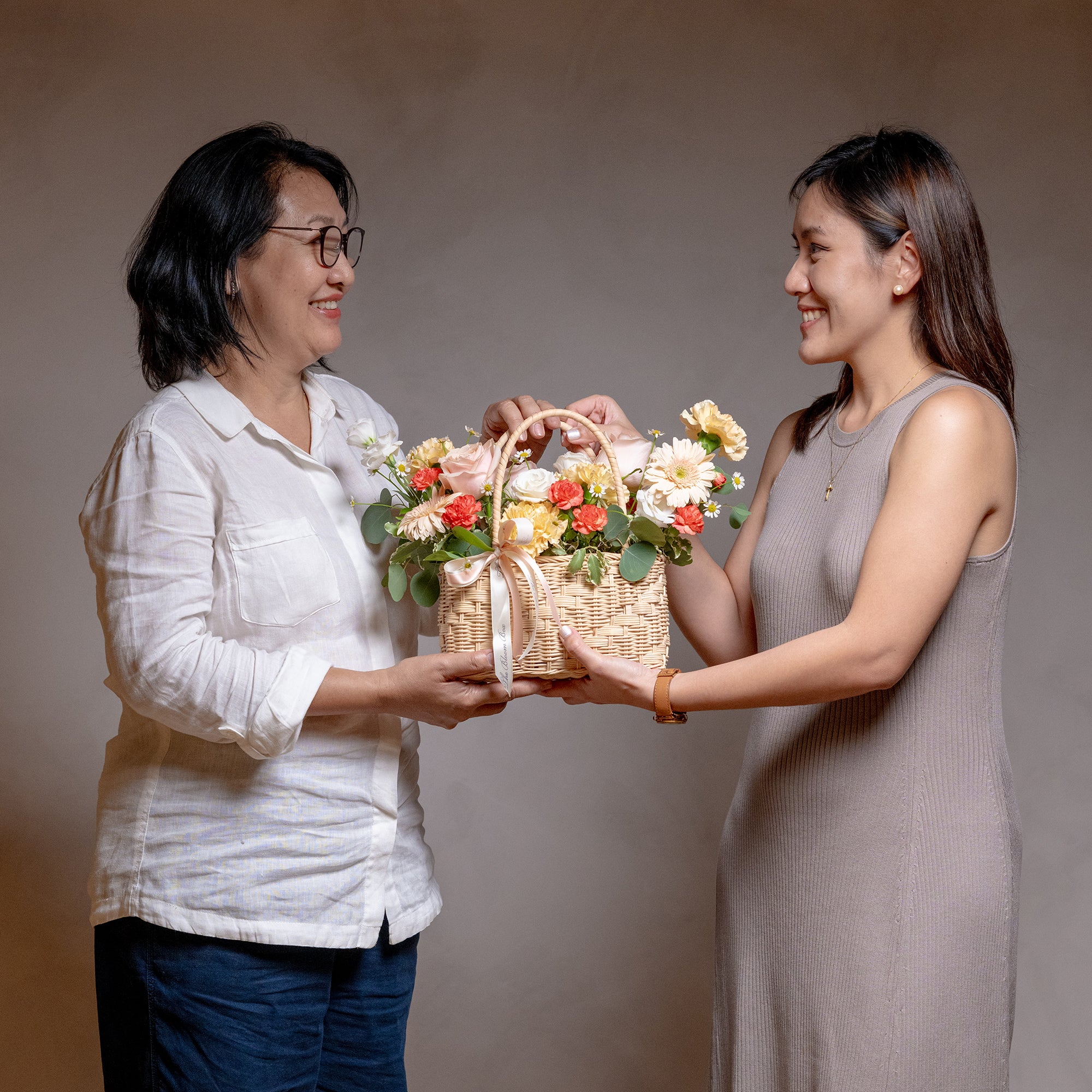 Adoration Mother Flower Basket