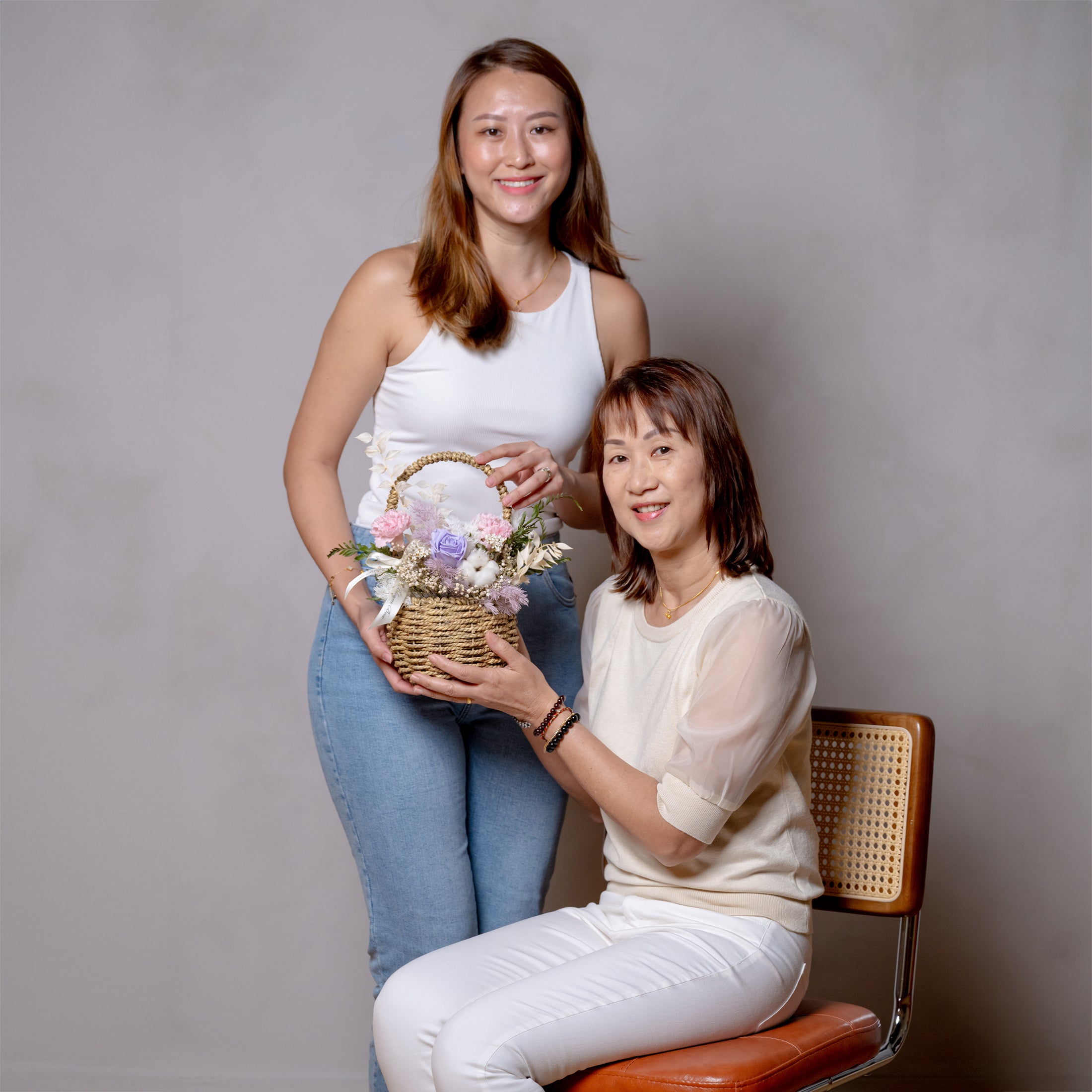Compassion Mother Preserved Flower Basket
