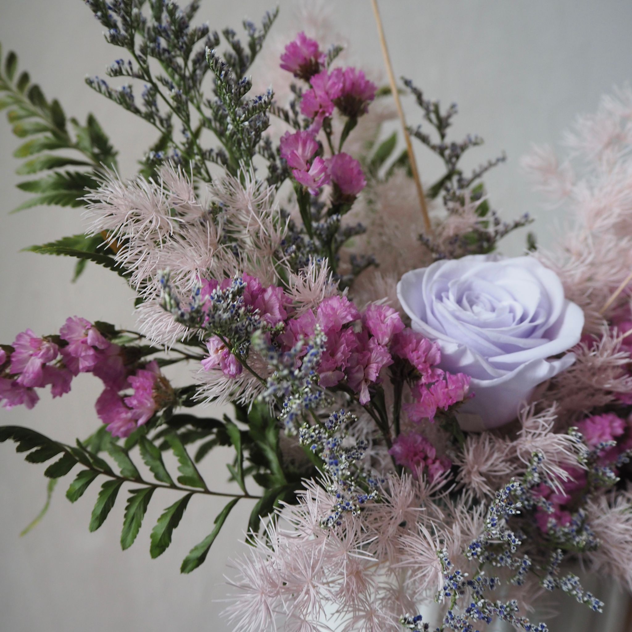 Everlasting Preserved Flowers Vase