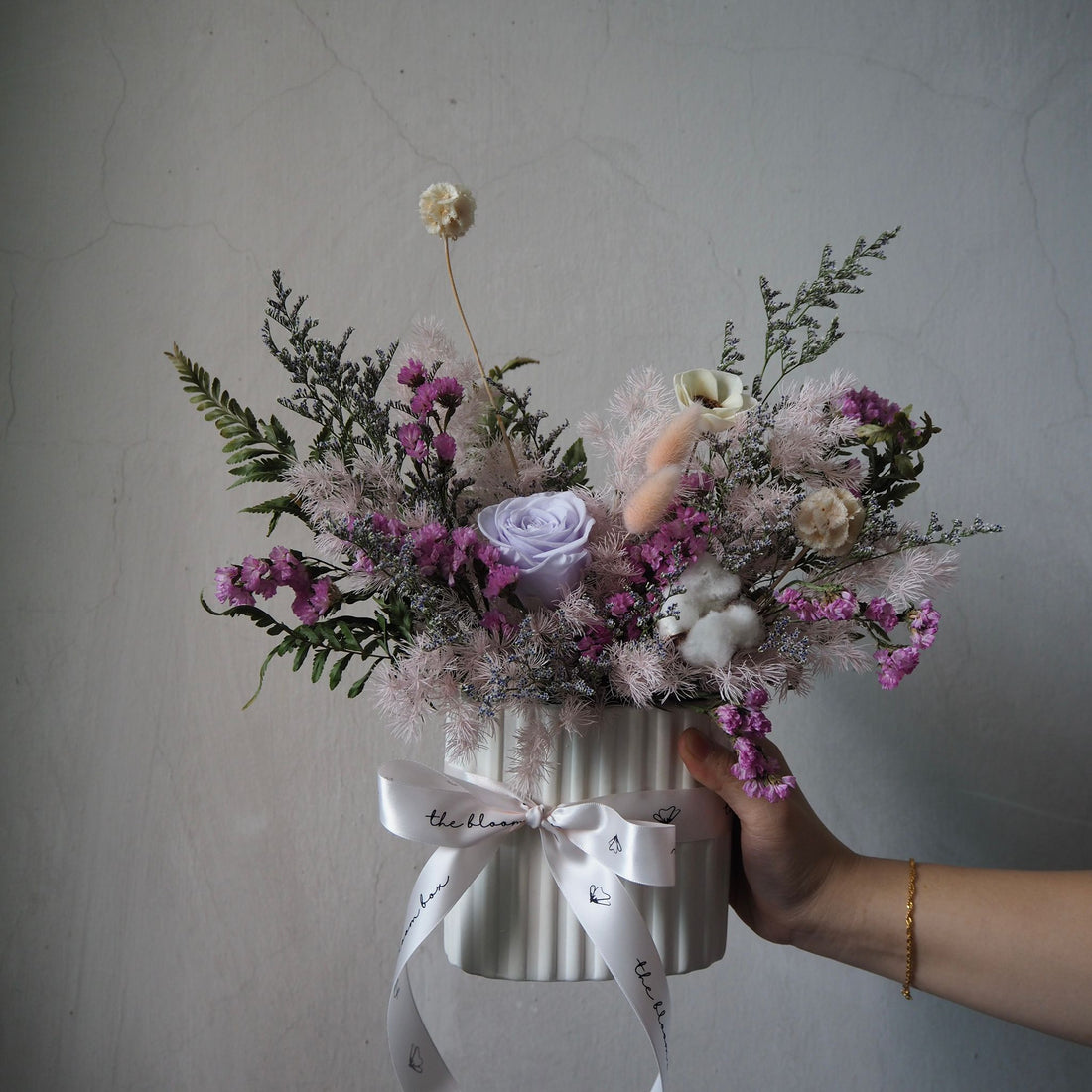 Everlasting Preserved Flowers Vase