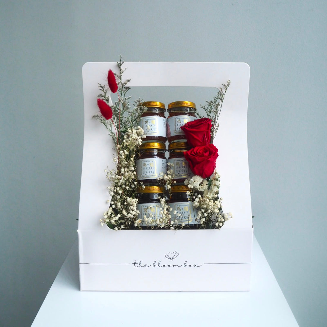 6 bottles chicken essence with red rose