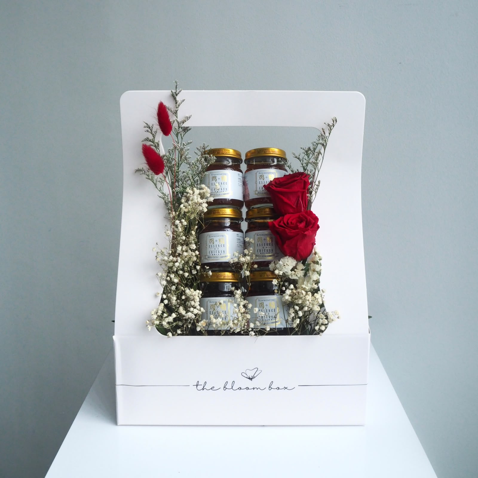 6 bottles chicken essence with red rose