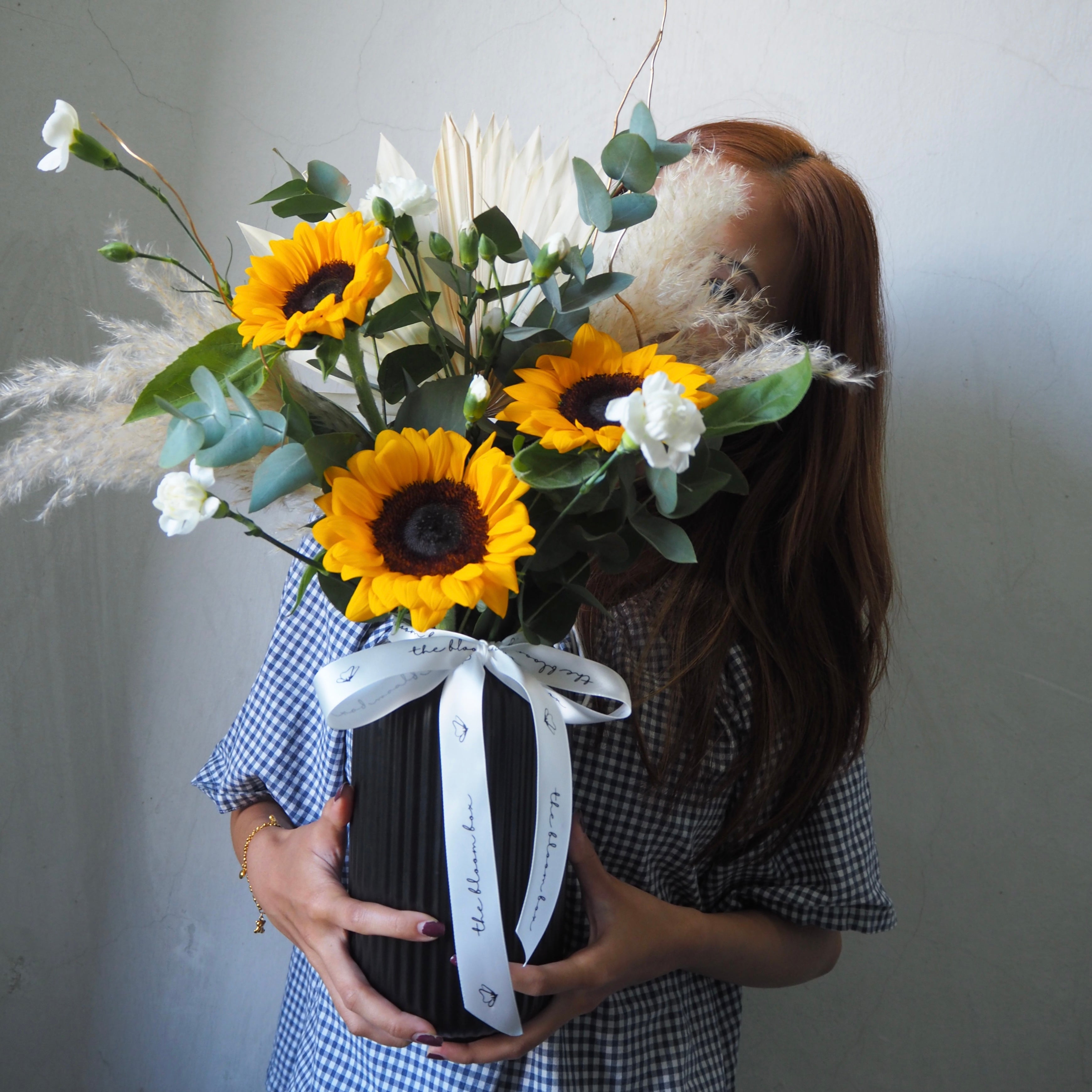 Cinder Sunflower Centrepiece