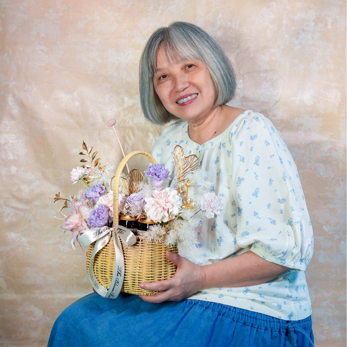Compassion Preserved Flower Basket