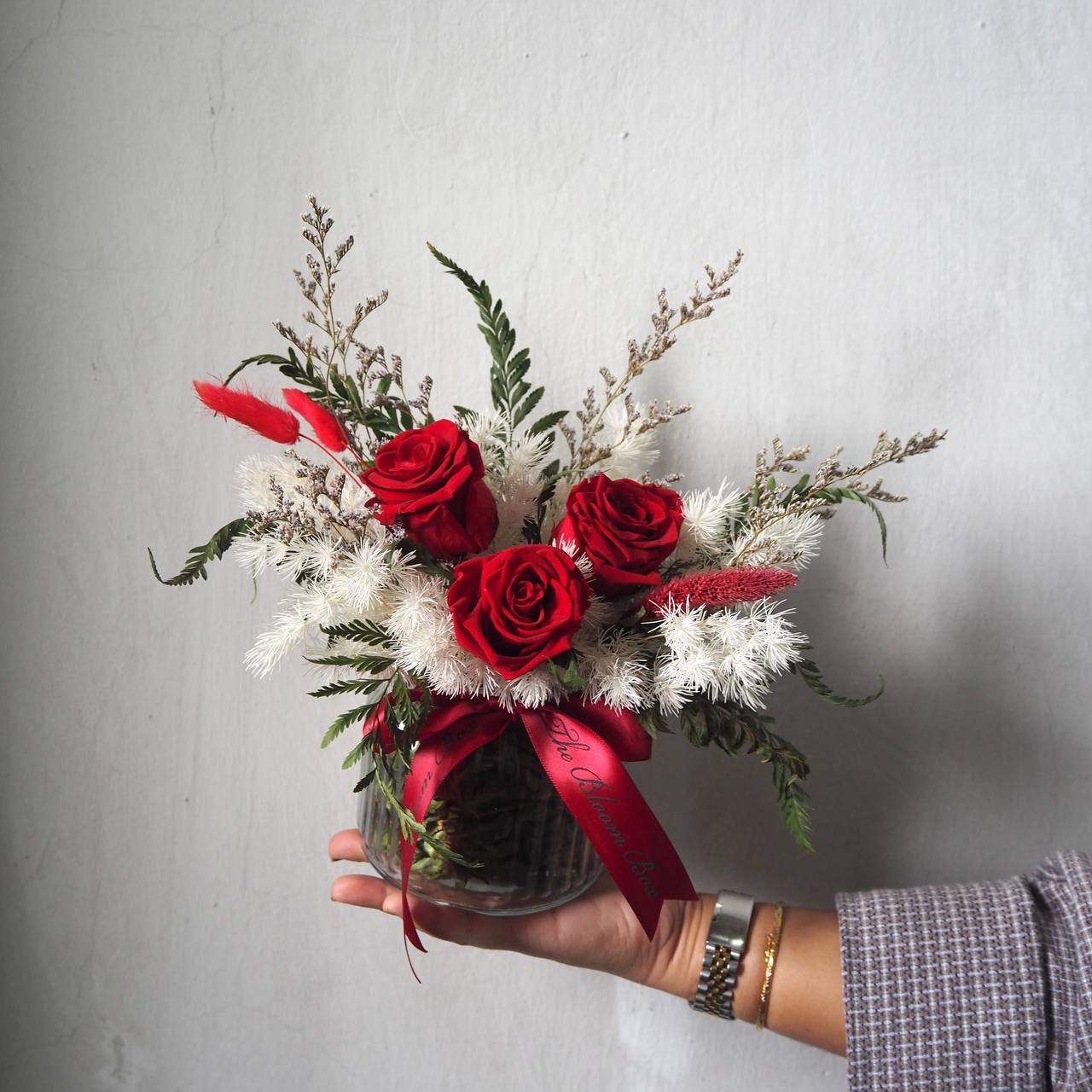 Embrace Preserved Flowers Vase