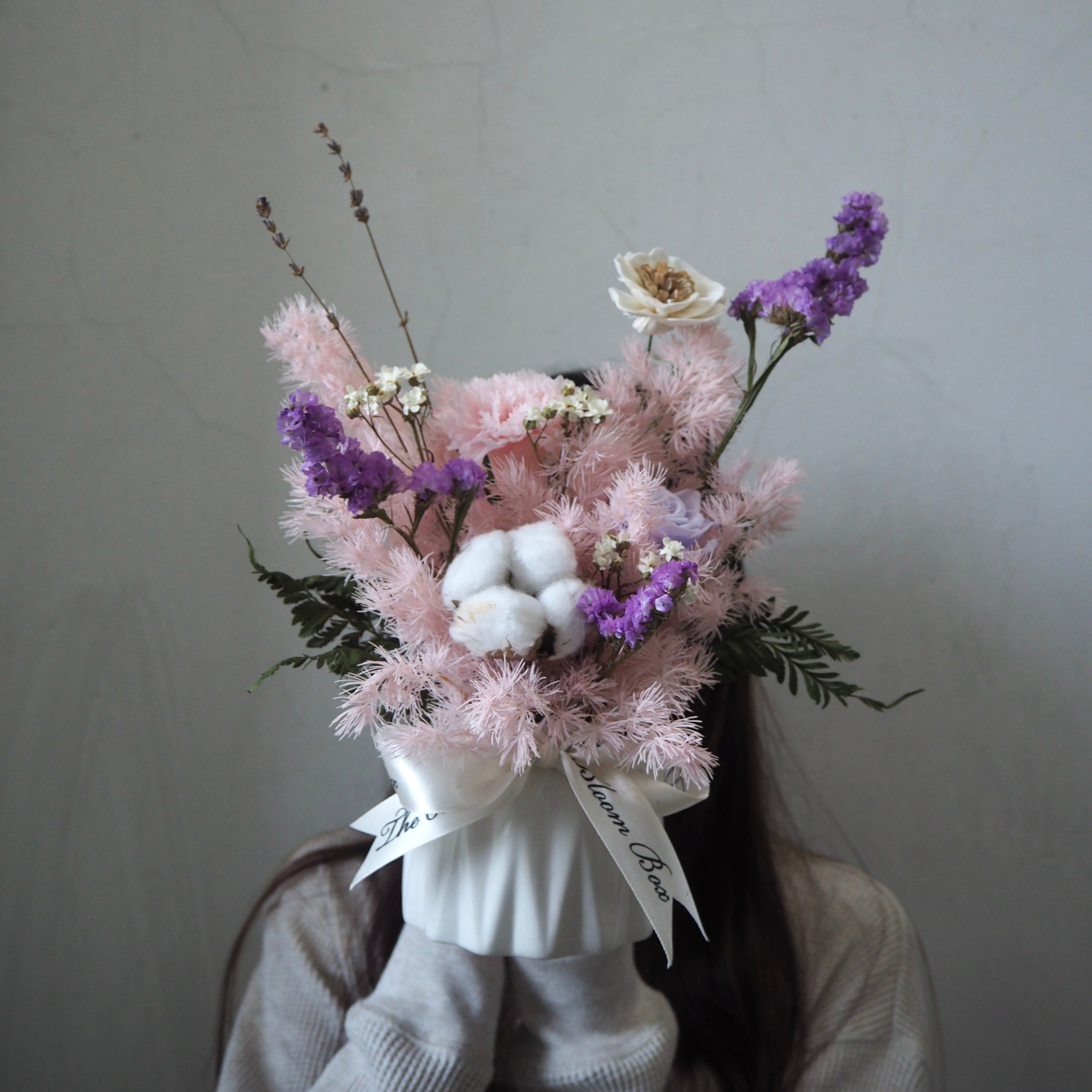 Everlasting Preserved Flowers Vase