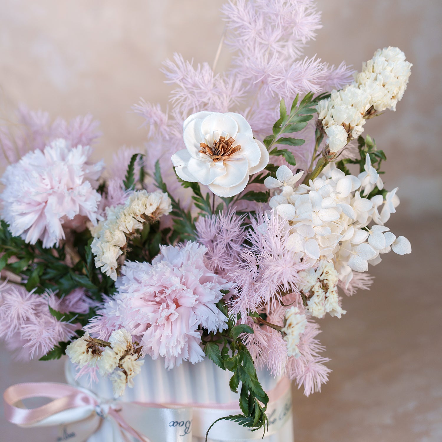 Graceful Preserved Flower Vase