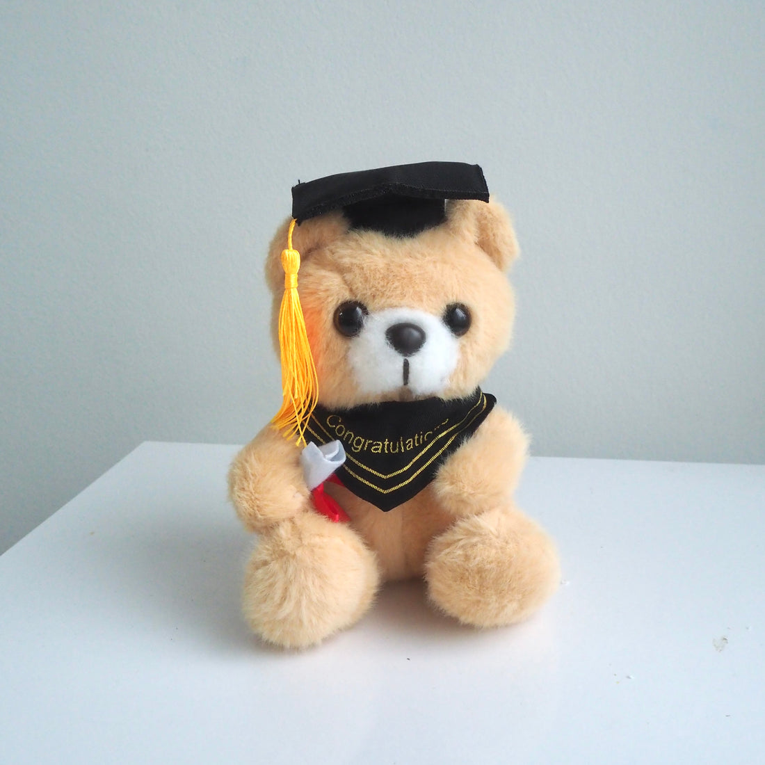 soft plush toy graduation bear with congratulations