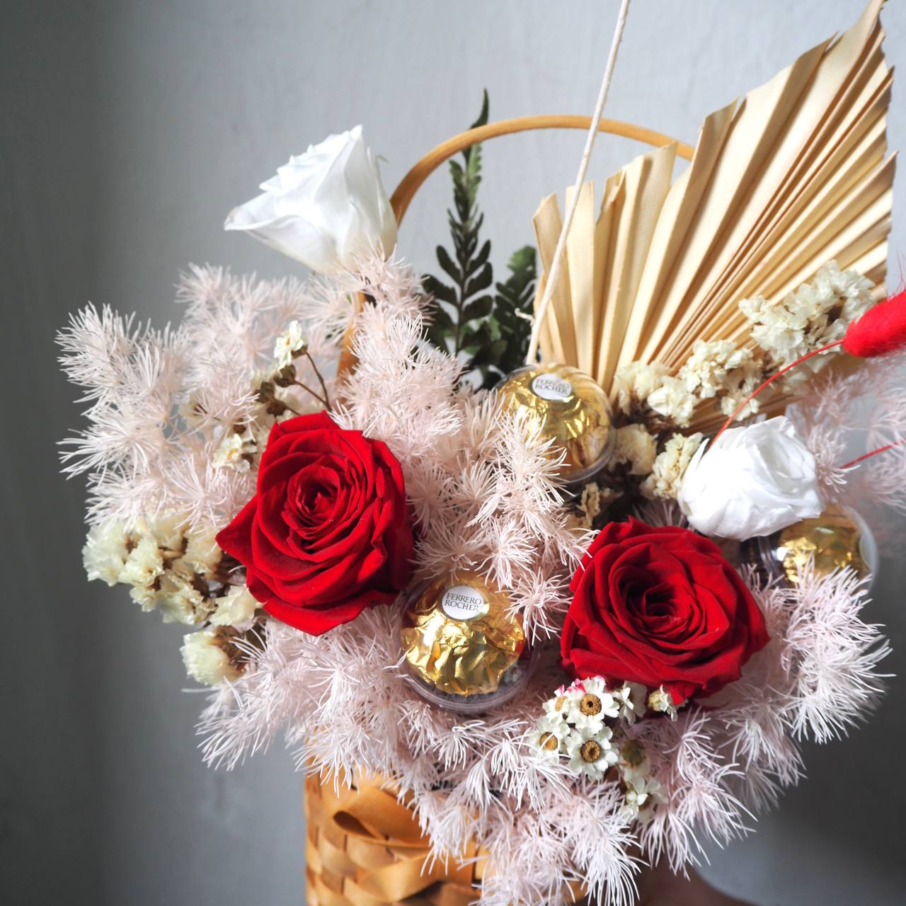 Infiniti Preserved Rose Basket