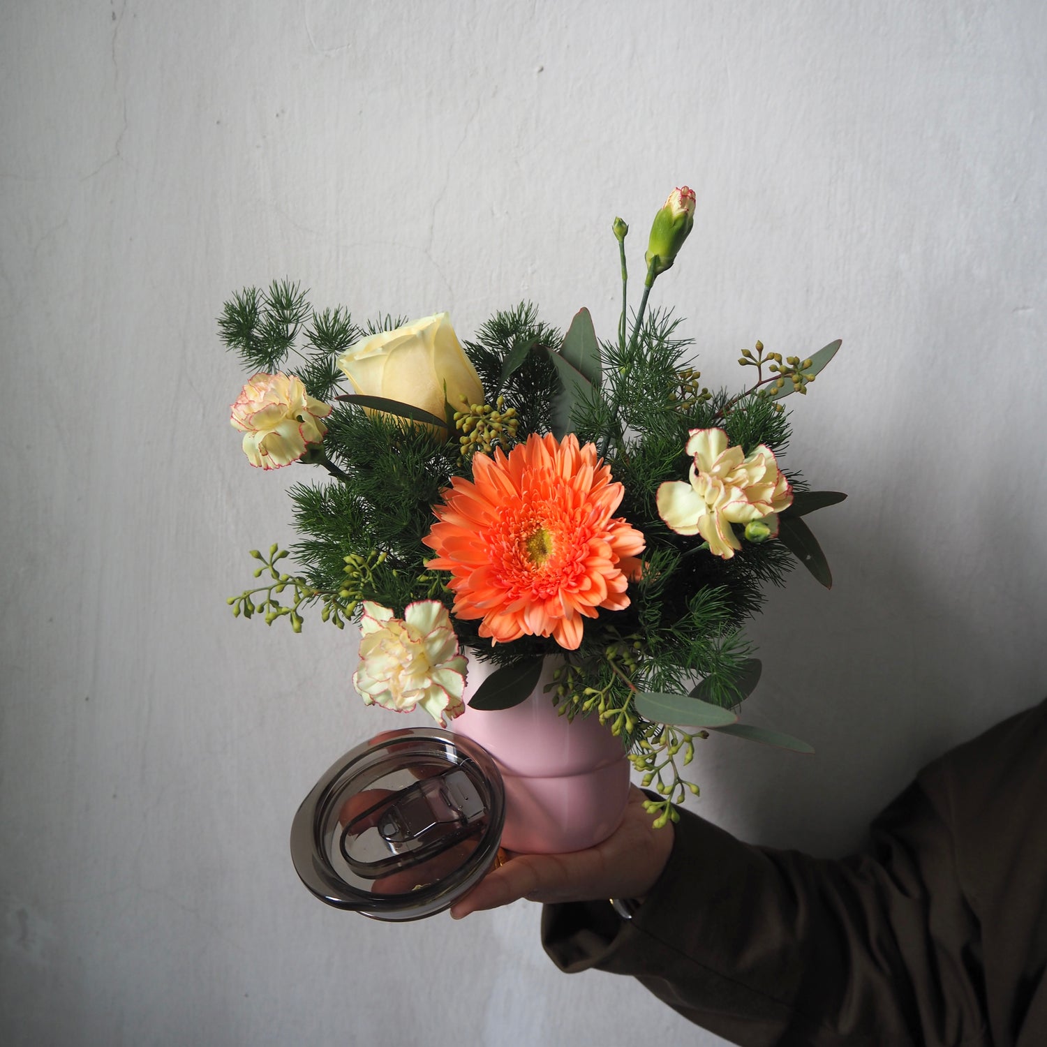 Thankful Flower Thermal Cup