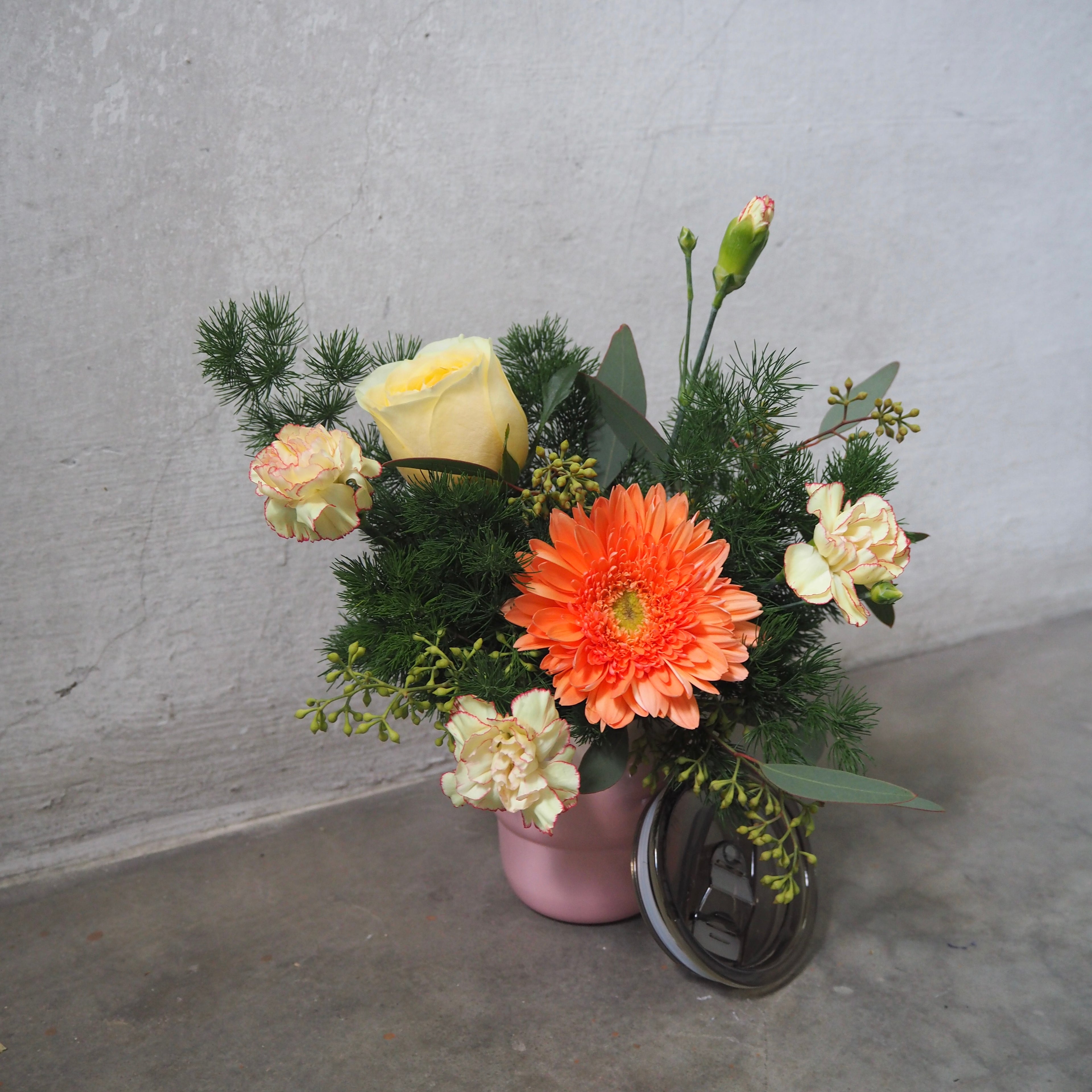 Thankful Flower Thermal Cup
