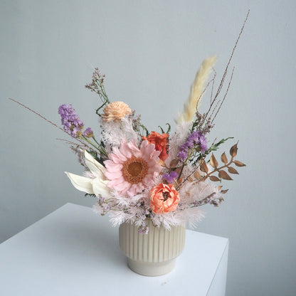 Everlasting Preserved Flowers Vase
