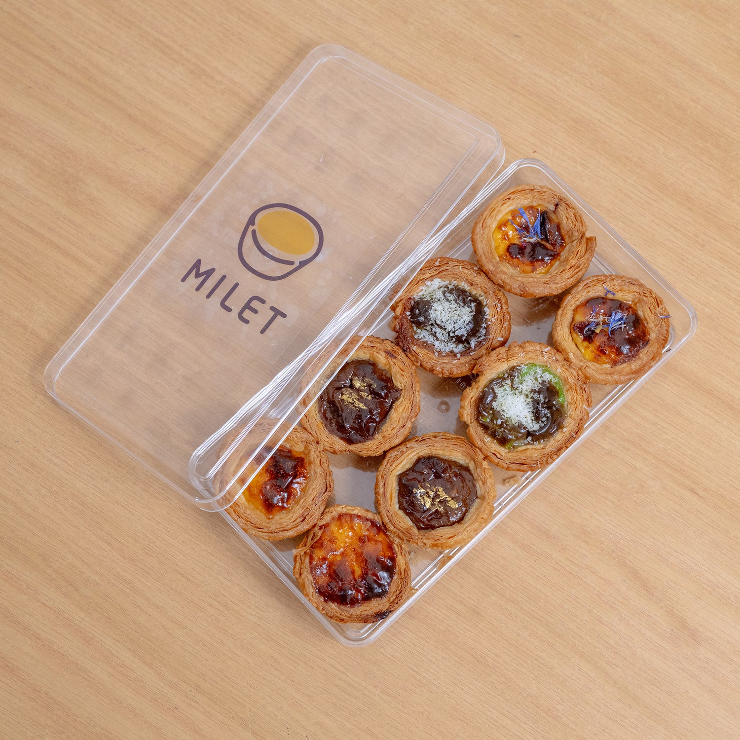 Milet Mini Egg Tarts, Box Of 8 – The Bloom Box