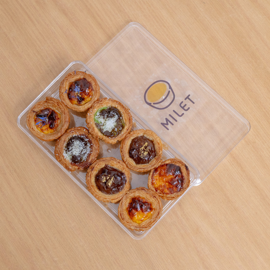 Milet Mini Egg Tarts, Box of 8