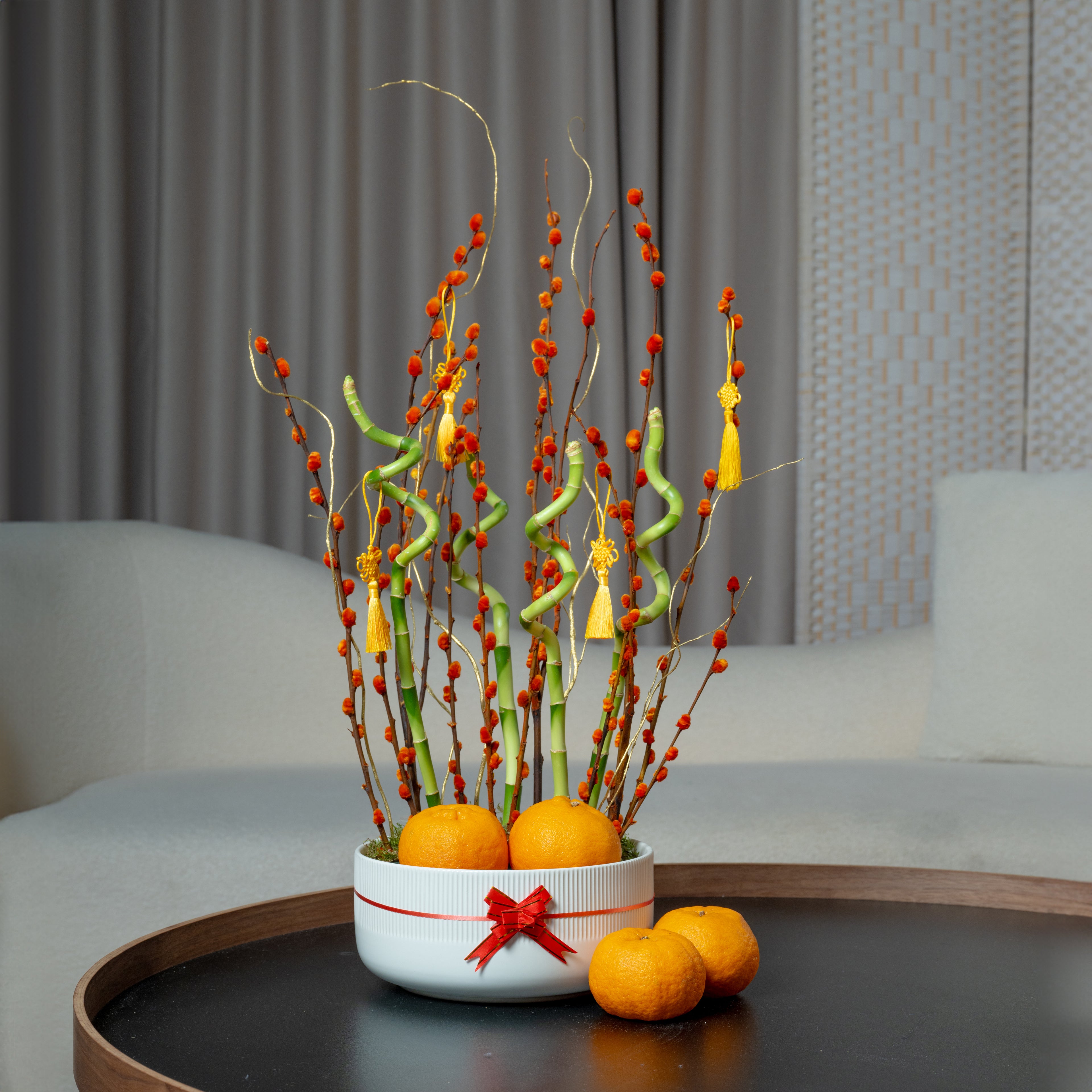 Fortune Bamboo Table Centrepiece 福竹桌花