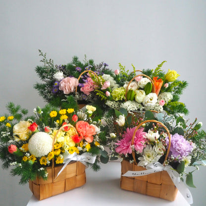 Dainty Delights Mini Flower Basket