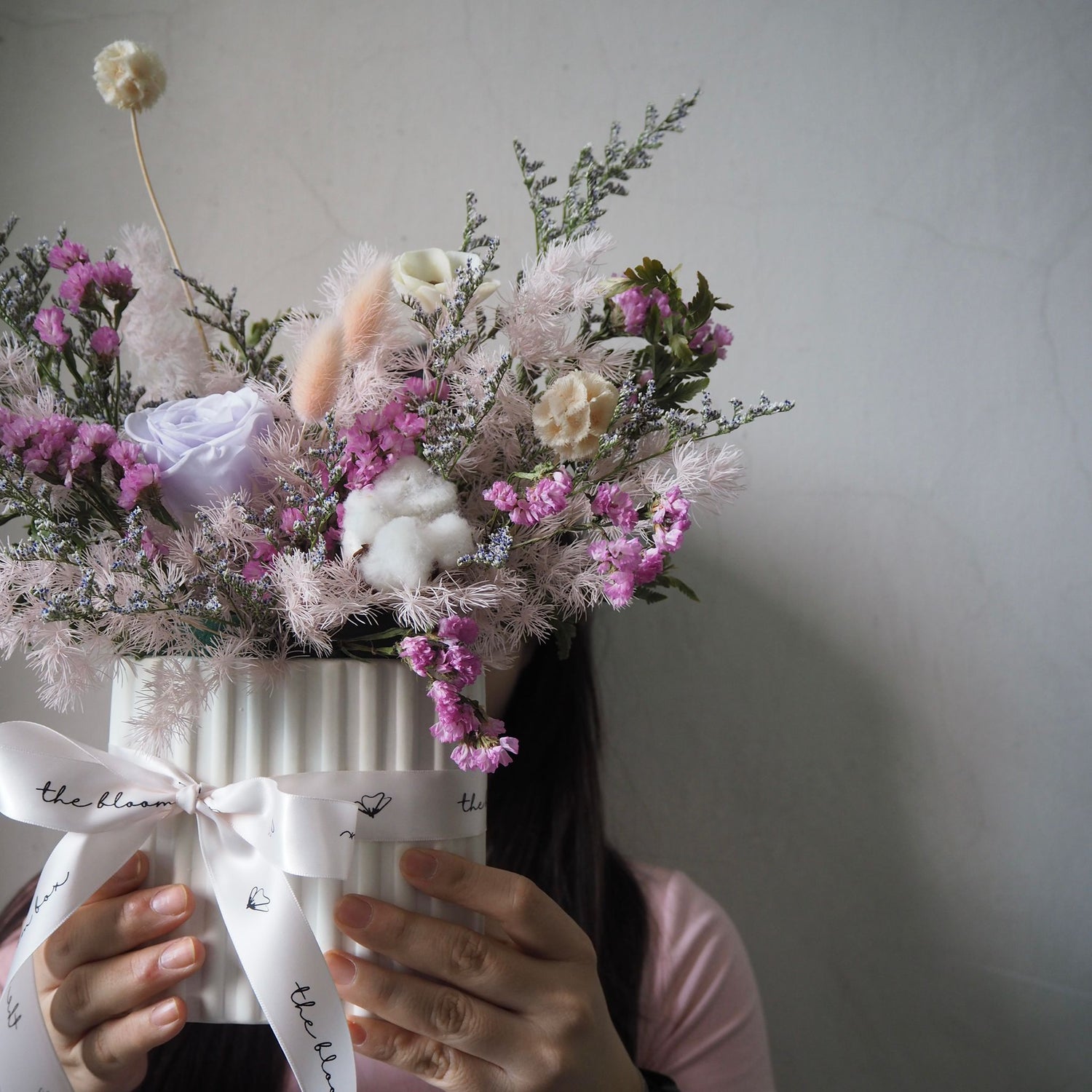 Everlasting Preserved Flowers Vase