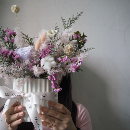 Everlasting Preserved Flowers Vase