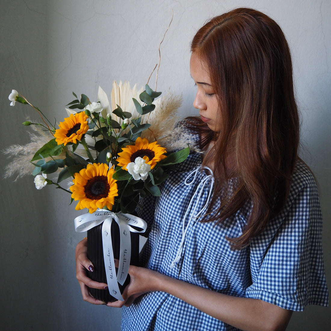 Cinder Sunflower Centrepiece