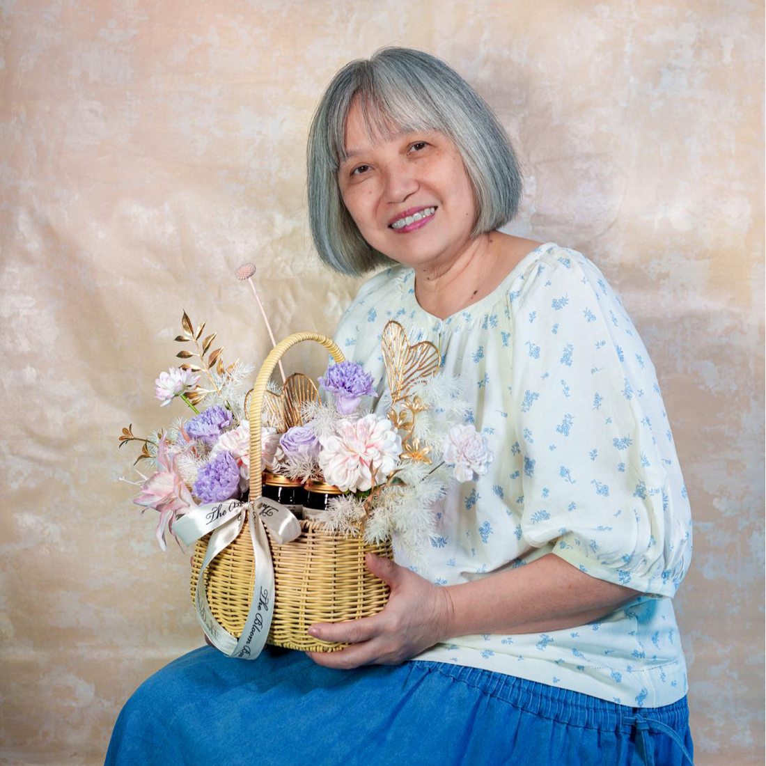 Compassion Preserved Flower Basket