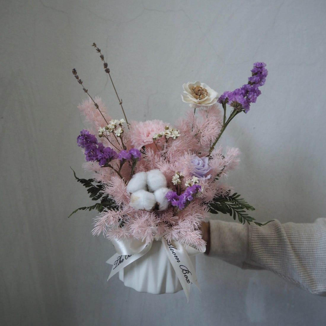 Everlasting Preserved Flowers Vase