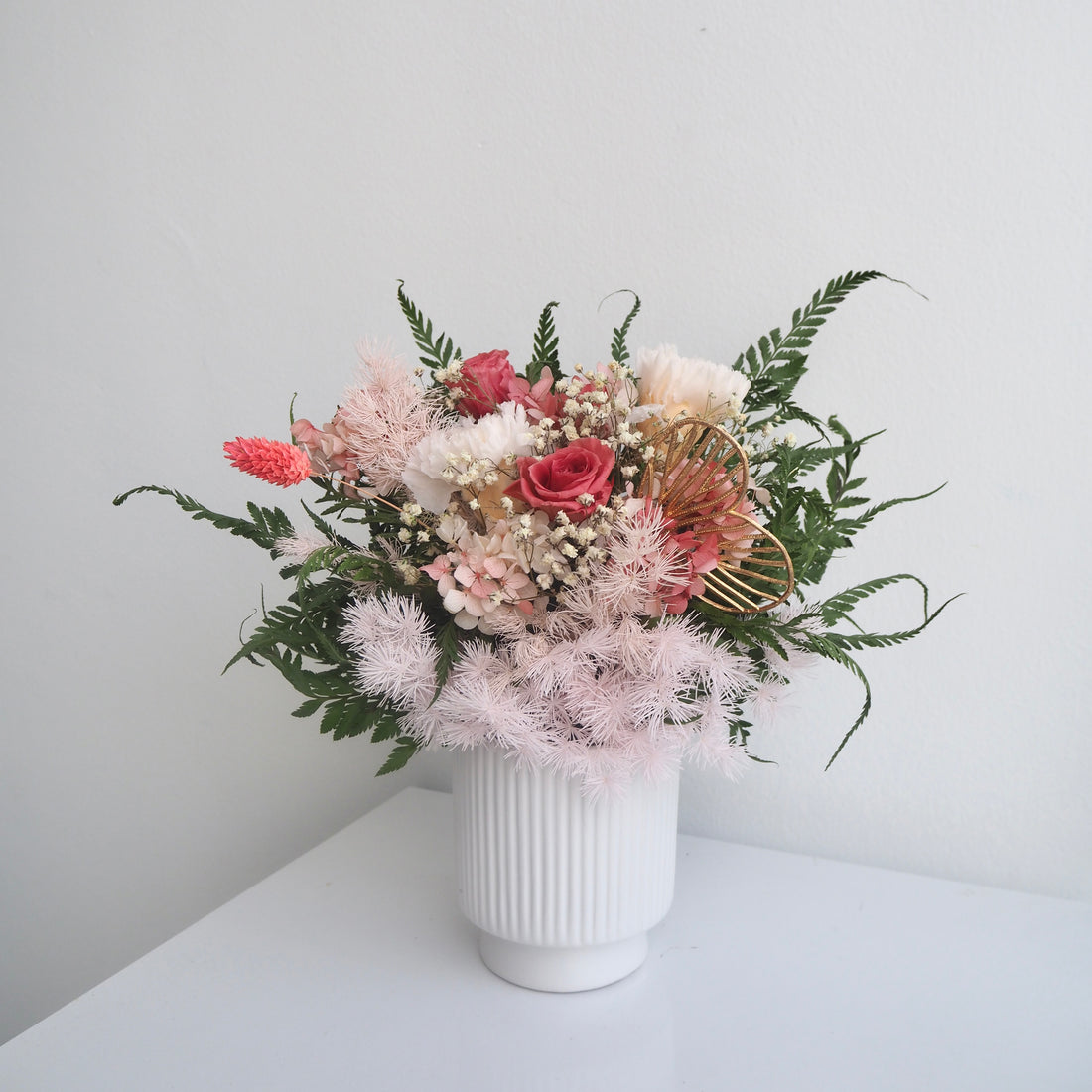 Everlasting Preserved Flowers Vase