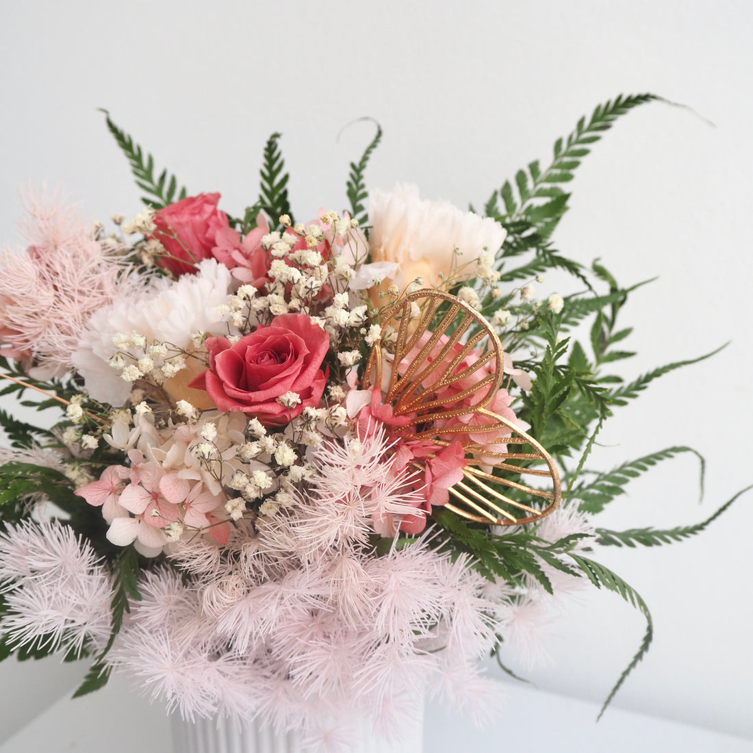 Everlasting Preserved Flowers Vase