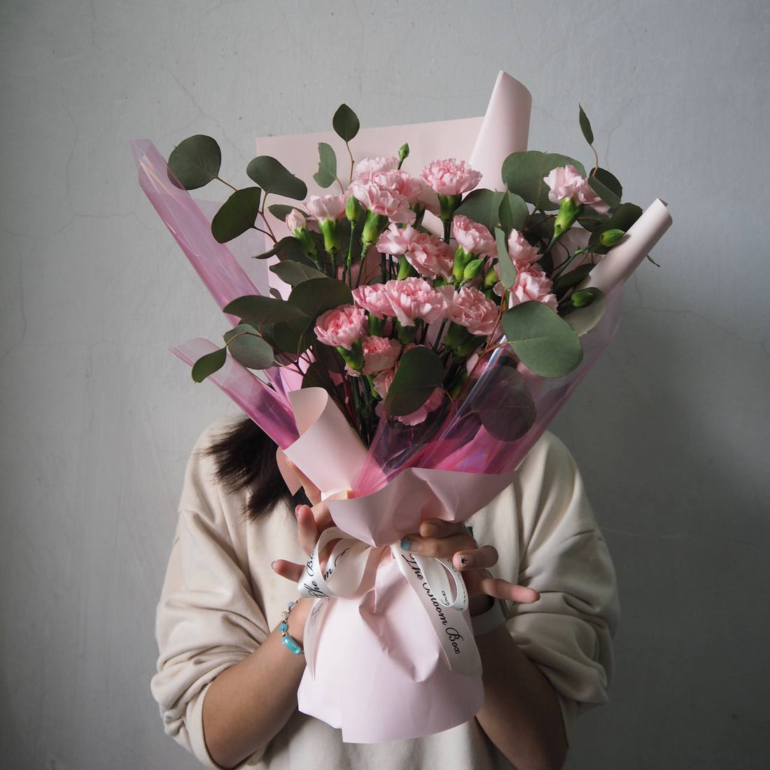 Flash Sale Flower Bouquet - Spray Carnation Blush