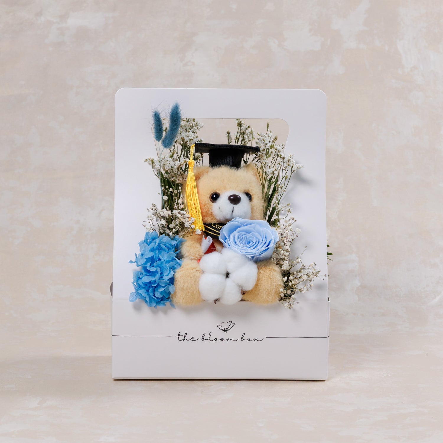 Graduation Bear Bloom Box