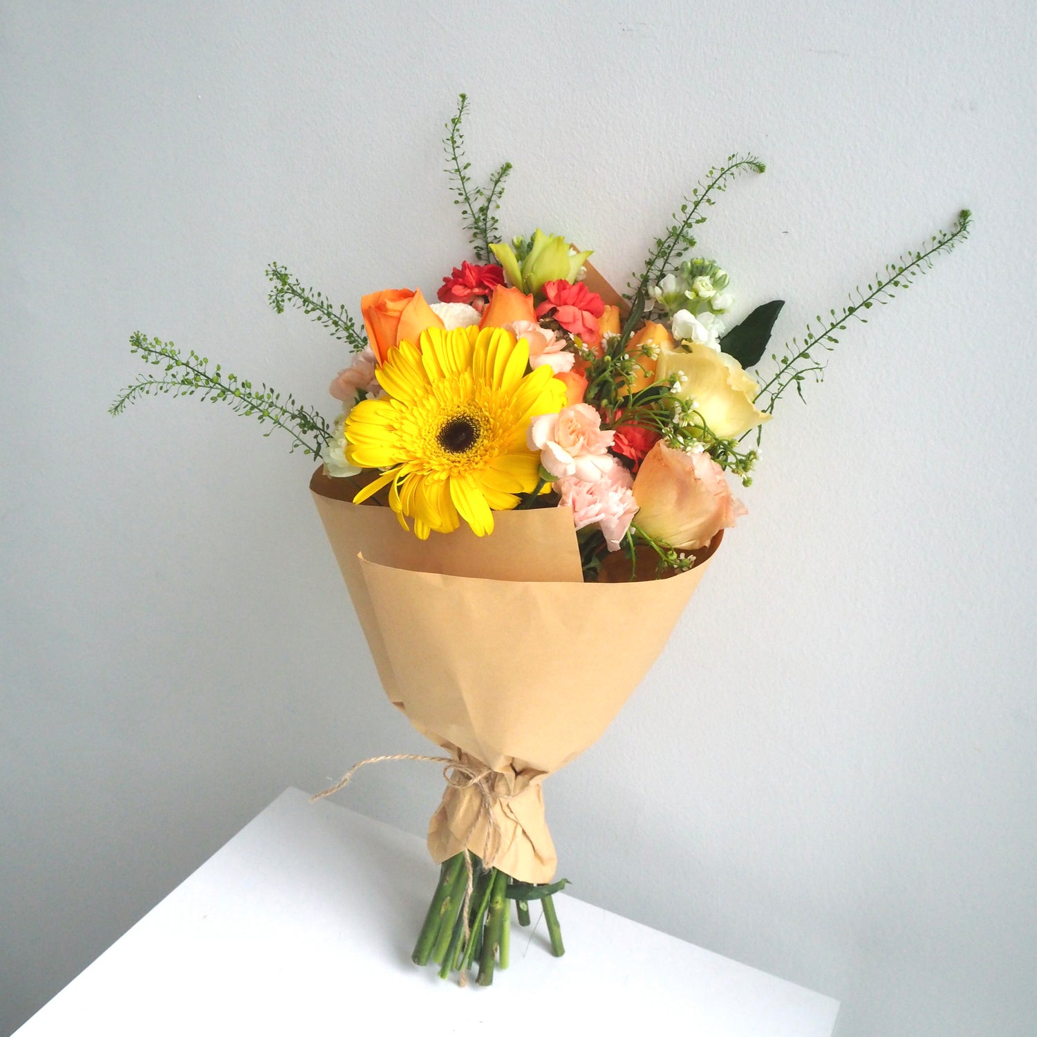 Vibrant anniversary flower bouquet gift