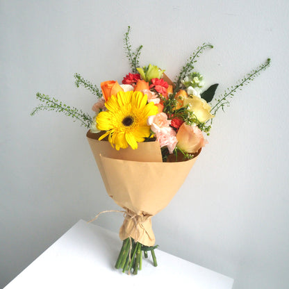 Vibrant anniversary flower bouquet gift