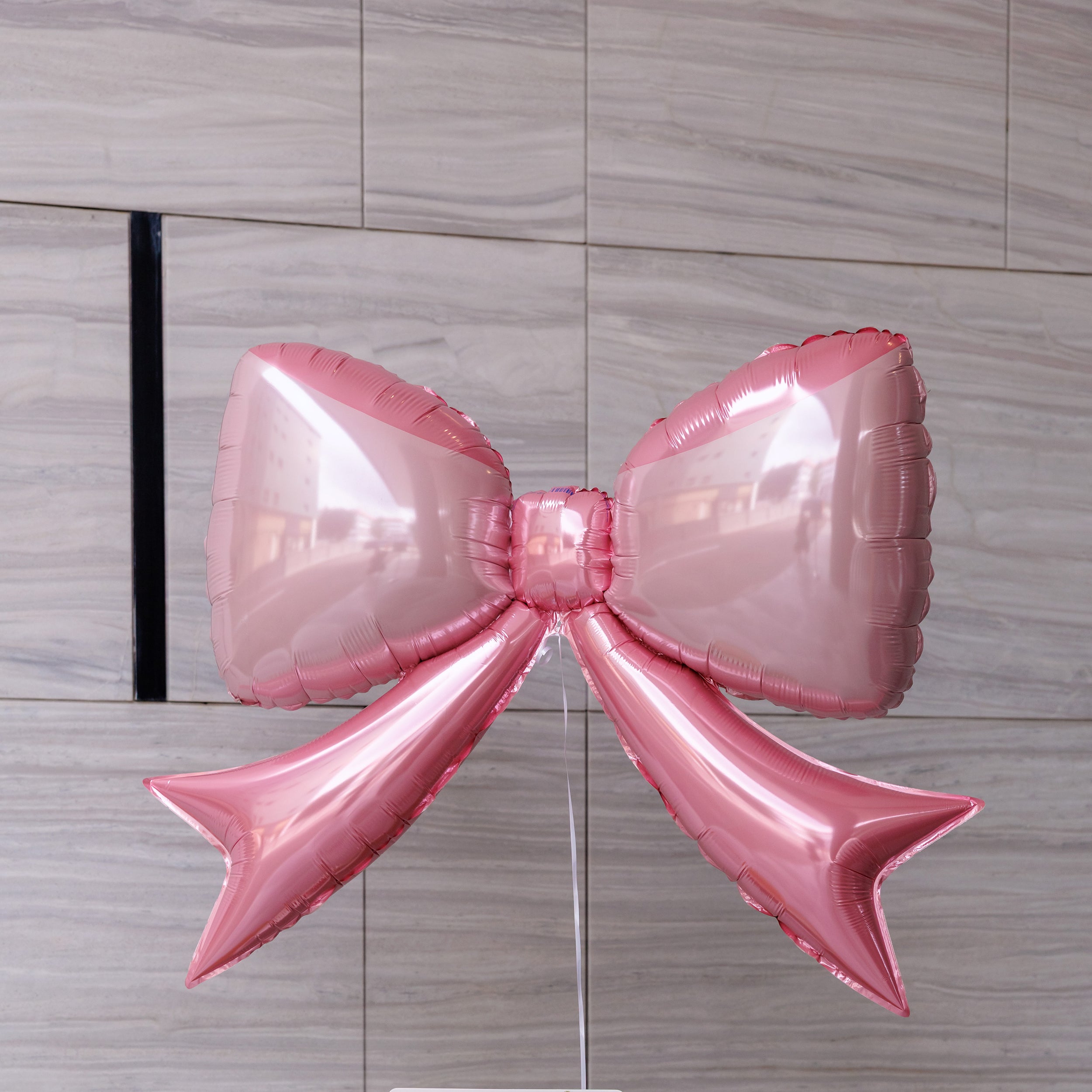 Pretty Bow Balloon with Helium 41” in Pink – The Bloom Box
