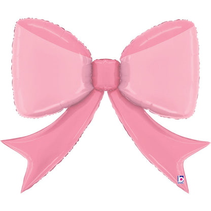 Pretty Bow Balloon with Helium 41” in Pink