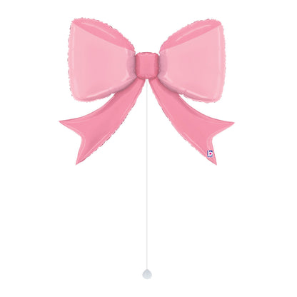 Pretty Bow Balloon with Helium 41” in Pink