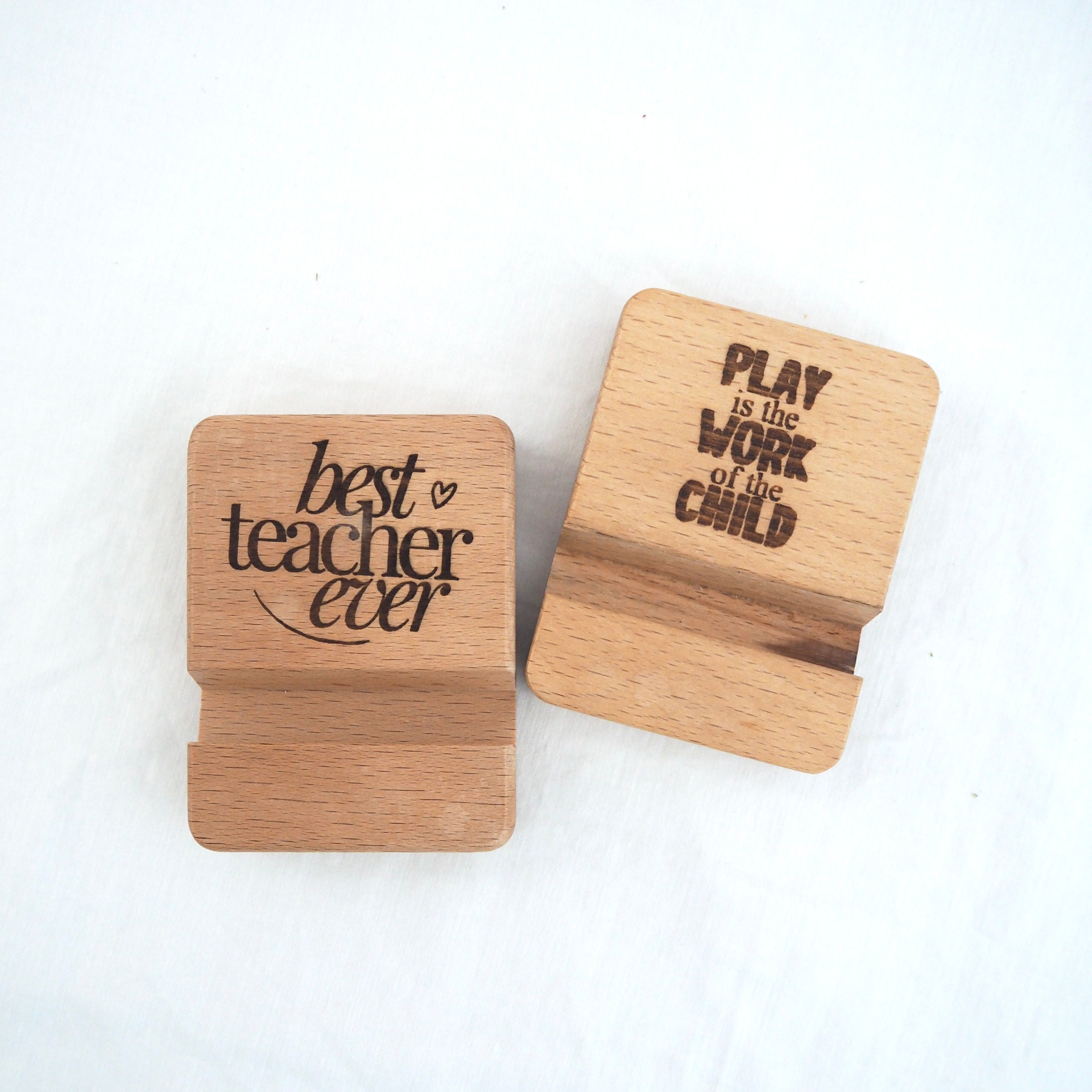 Personalised Engraved Phone Stand