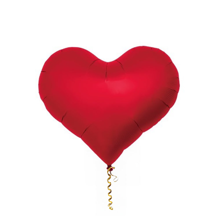 Sweetheart Balloon with Helium 14” in Red