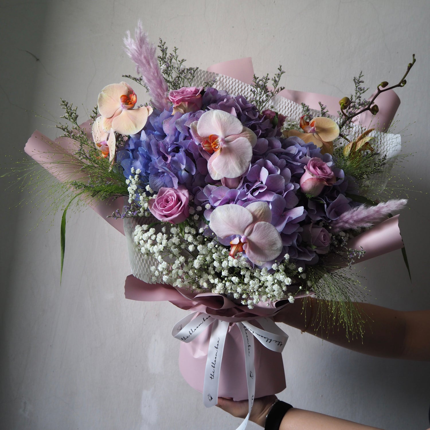 Violetta Hydrangea Orchid Bouquet