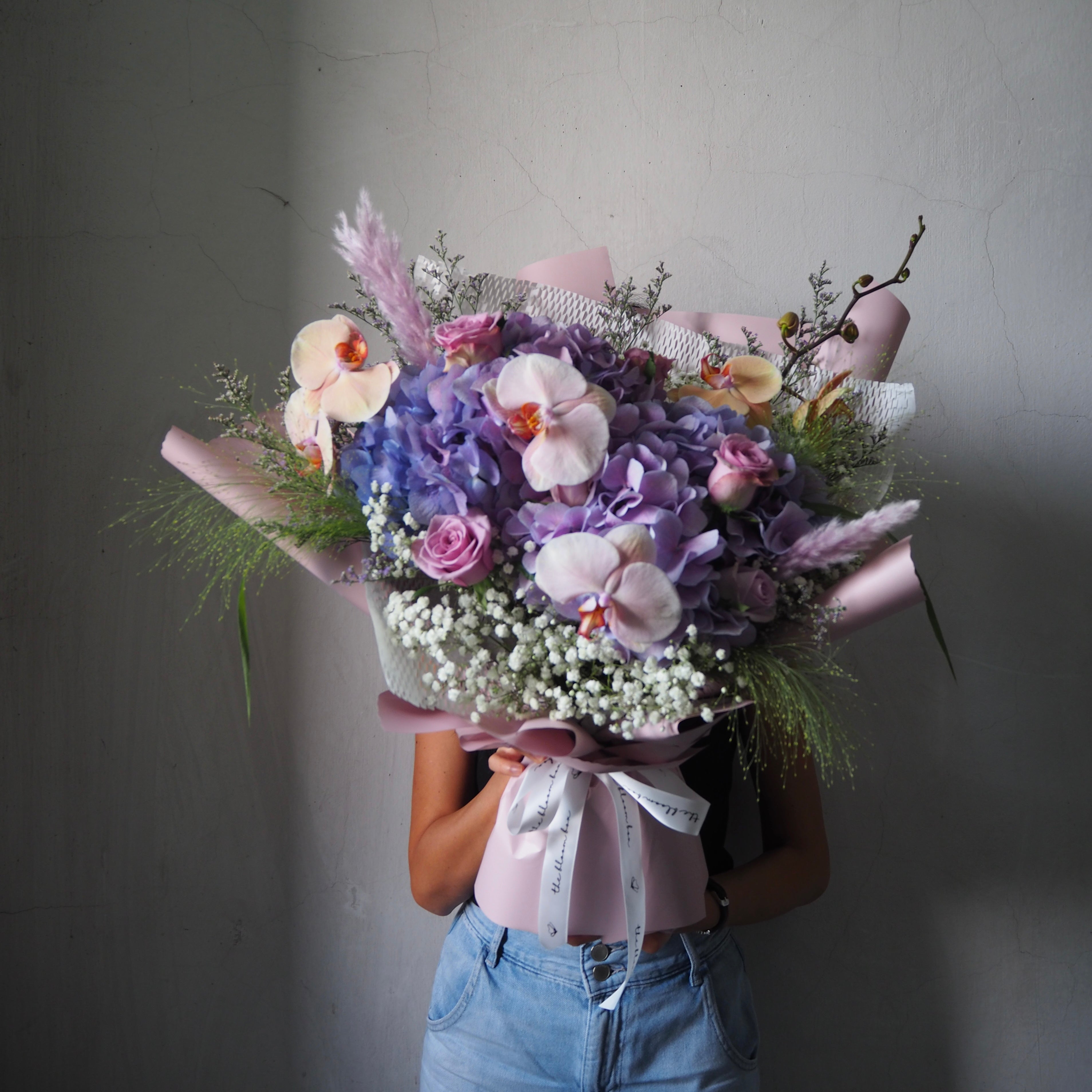 Violetta Hydrangea Orchid Bouquet