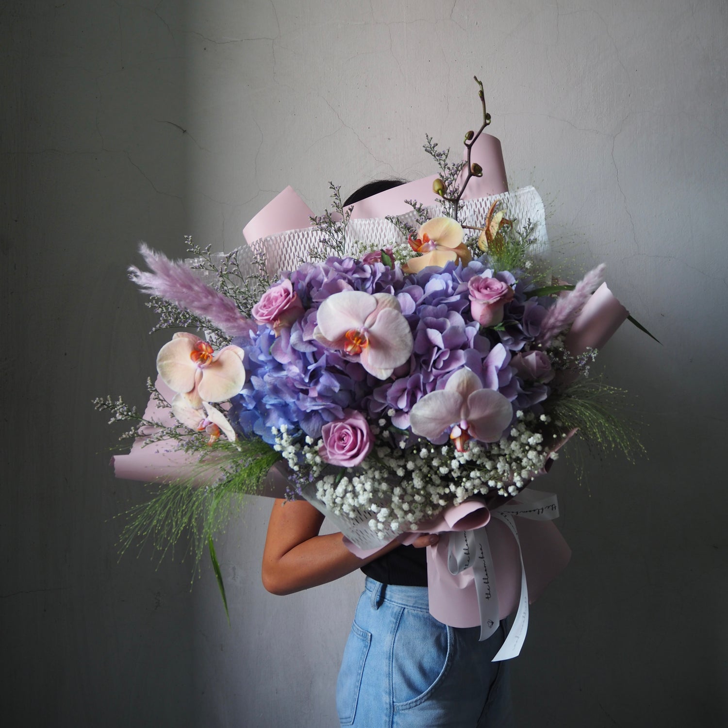 Violetta Hydrangea Orchid Bouquet